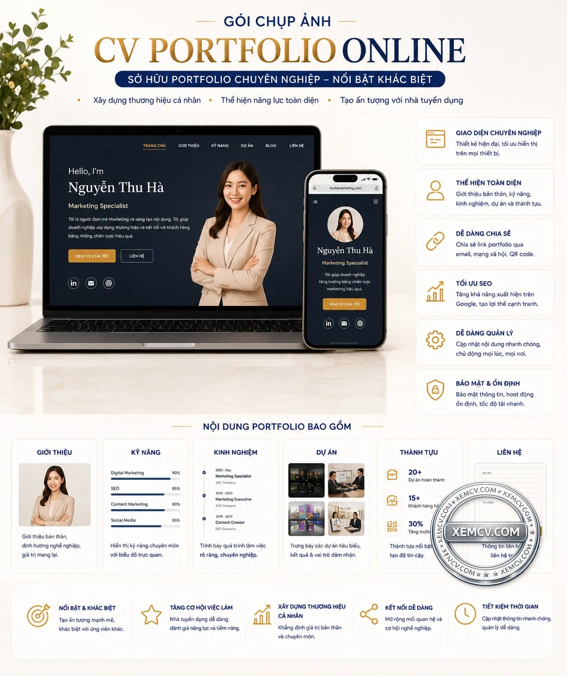 CV portfolio online