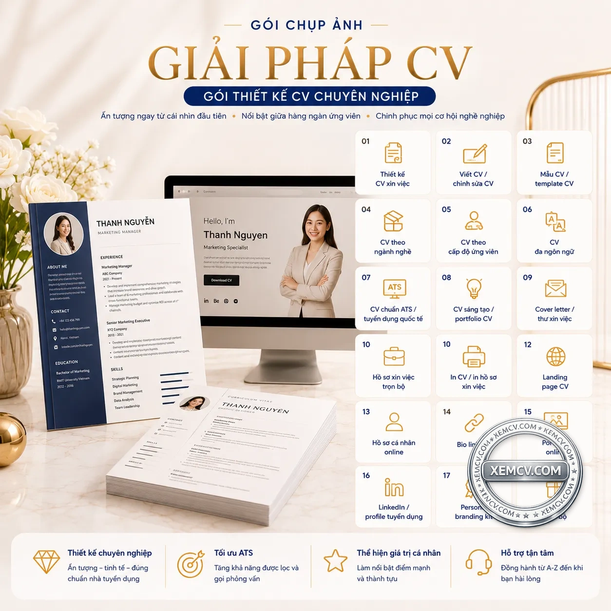 Dịch vụ thiết kế CV chuyên nghiệp