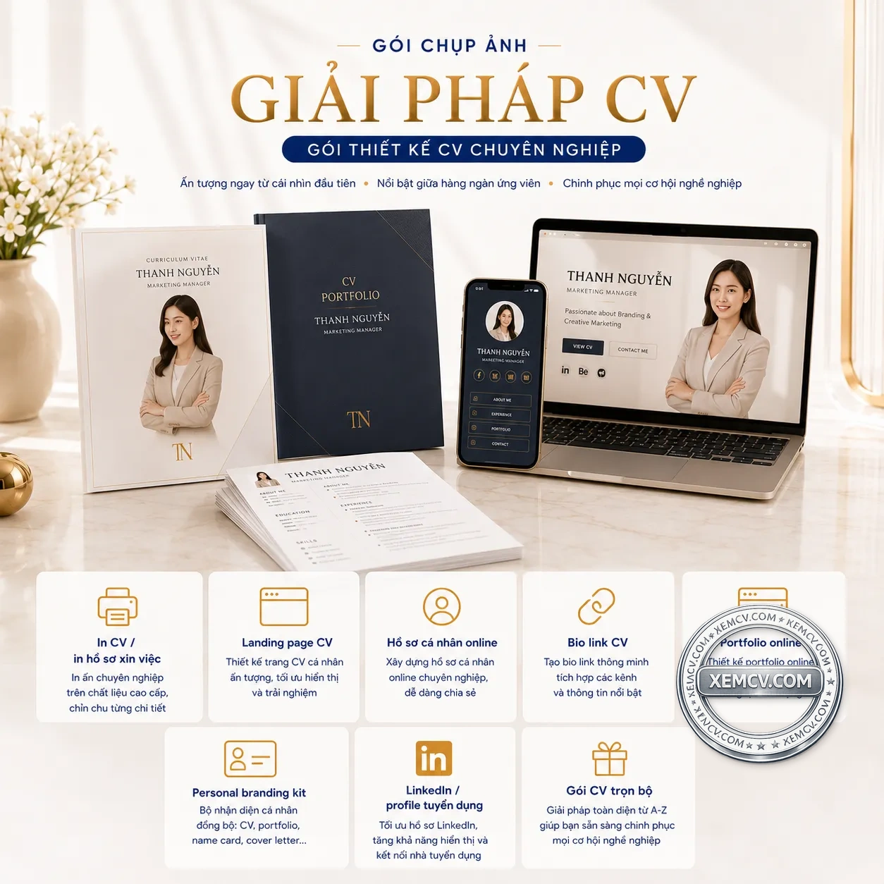 Gói thiết kế CV chuyên nghiệp